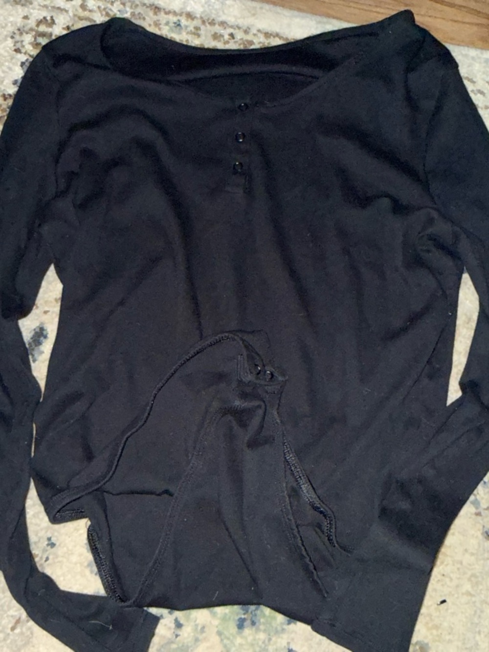 Black Long Sleeve body suit